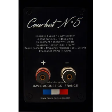 Напольная акустика Davis Acoustics Courbet 5 Black Gloss