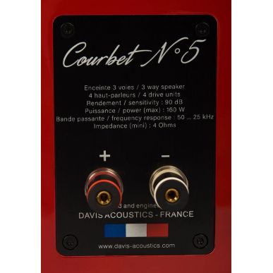 Напольная акустика Davis Acoustics Courbet 5 Red Gloss
