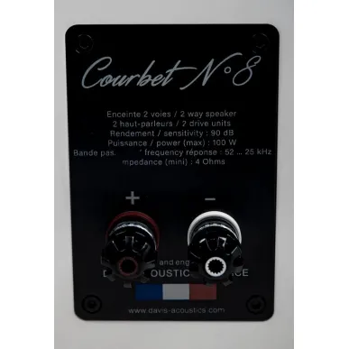 Напольная акустика Davis Acoustics Courbet 8 White Gloss