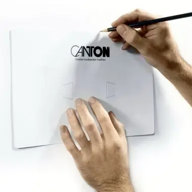 Встраиваемая акустика в стену CANTON InWall 949 LCR, white