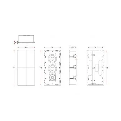 Встраиваемая акустика в стену M&K Sound IW950
