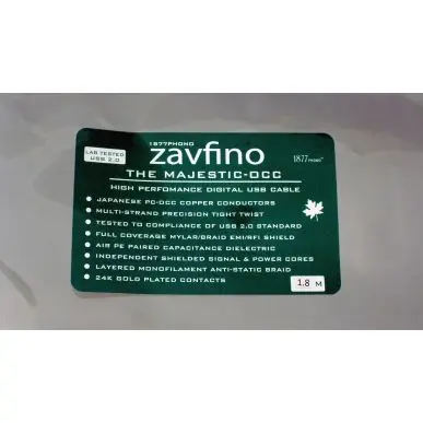 Кабель USB Zavfino Majestic 1,8 м