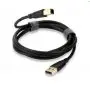 Кабель USB QED (QE8214) Connect USB A (M) - B (M) 0.75m