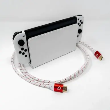 Кабель HDMI Oehlbach EXCELLENCE Gaming UHD 2.1b cable 5,0m Red/White