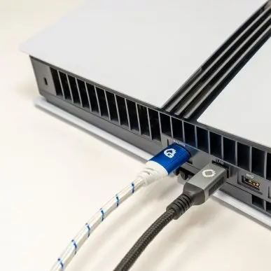 Кабель HDMI Oehlbach EXCELLENCE Gaming UHD 2.1b cable 5,0m Blue/White