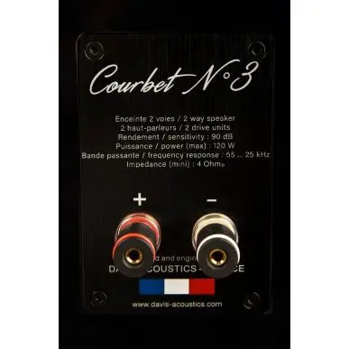 Полочная акустика Davis Acoustics Courbet 3 Black Gloss