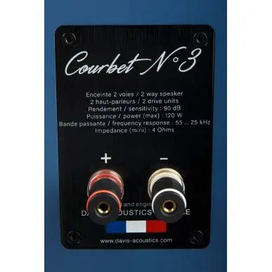 Полочная акустика Davis Acoustics Courbet 3 Blue Gloss