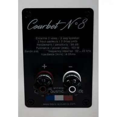 Напольная акустика Davis Acoustics Courbet 8 White Gloss
