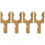 Разъем акустический AudioQuest 1014/G Spade Gold (40)