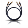 Межблочный кабель RCA Oehlbach STATE OF THE ART XXL Black Connection Cable RCA, 2x1,00m, gold, D1C13831