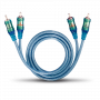 Межблочный кабель RCA Oehlbach Master Connect Ice blue RCA 3.00m