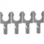Разъем акустический AudioQuest 1014/S Spade Silver (4)