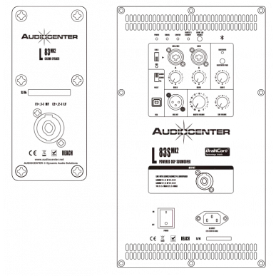 Профессиональный сабвуфер Audiocenter L83S MK2