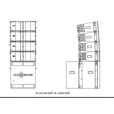Элемент линейного массива Audiocenter K-LA28