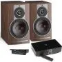 Активная полочная акустика Dali Rubicon 2 C walnut + DALI Sound Hub + BluOS Module