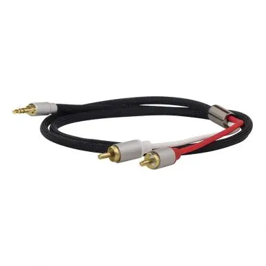Межблочный аудио кабель DYNAVOX Cinchkabel Stereo 3.5Jack-2RCA 3.0m (207385)