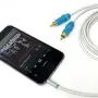Межблочный аудио кабель Chord Company C-Jack 3.5mm Stereo to 2RCA 1m