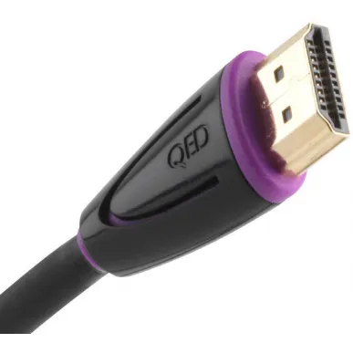 Кабель HDMI QED Profile e-flex black 2.0m