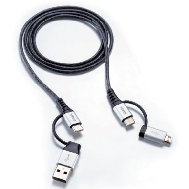 Кабель USB Inakustik White Multi-4 High Speed USB Type-C, 1.0 m, 010422010