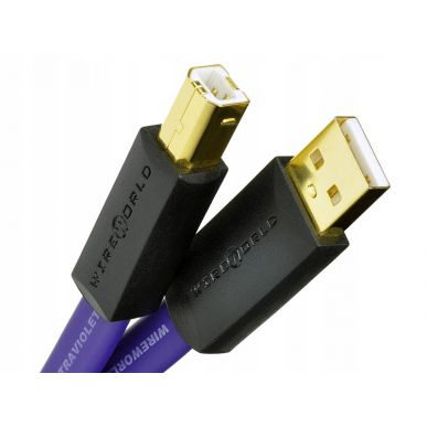 WireWorld Ultraviolet 8 USB 2.0 A-B Flat Cable 1.0m