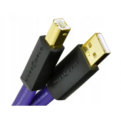 WireWorld Ultraviolet 8 USB 2.0 A-B Flat Cable 0.6m