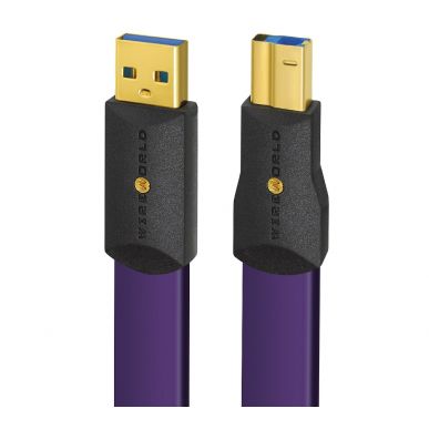 WireWorld Ultraviolet 8 USB 3.0 A-B Flat Cable 1.0м