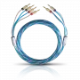 Готовый акустический кабель Oehlbach EXCELLENCE Bi Tech 4 speakercable, 2x2m 4->4 Banana, D1C1082