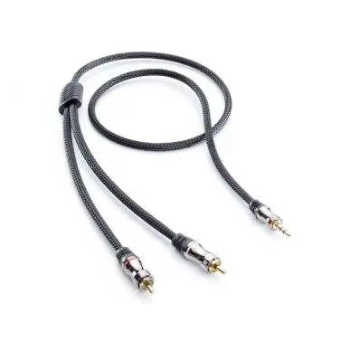 Межблочный аналоговый кабель Eagle Cable Deluxe Mini(m)-2xRCA 0,8 м