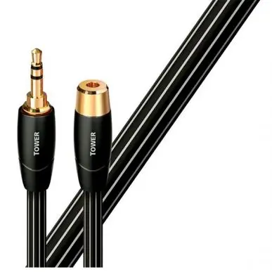 Кабель межблочный Jack 3,5 AudioQuest Tower 3.5M-3.5F 1.5m