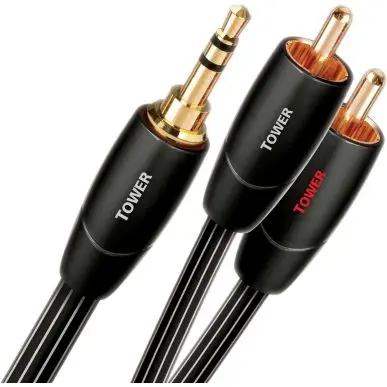 Межблочный аналоговый кабель AudioQuest Tower 3.5M-2RCA, 8.0 м