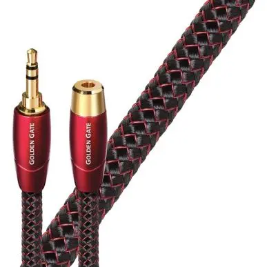Кабель межблочный Jack 3,5 AudioQuest Golden Gate 3.5M-3.5F 0.6m
