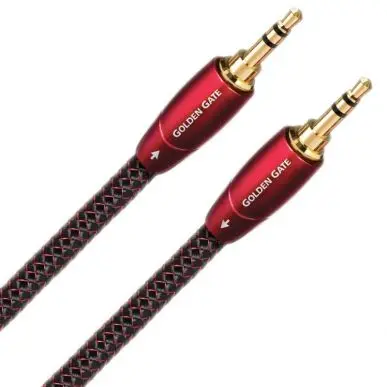 Кабель межблочный Jack 3,5 AudioQuest Golden Gate 3.5M-3.5M, 0.6 м
