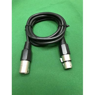 Кабель микрофонный Dayton XLR m/XLR f 1.5m