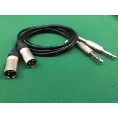 Кабель межблочный Canare L-4E6S XLR (папа) - J6.3 Stereo 1,5м