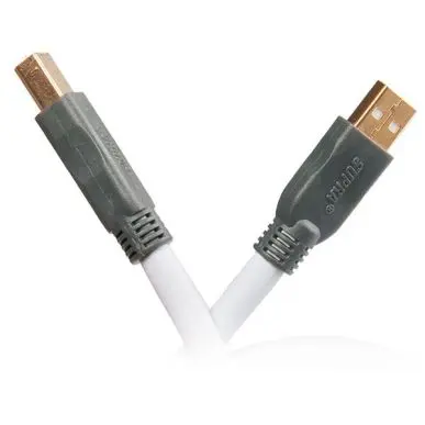 Кабель Supra USB 2.0 A-B Blue 8.0 m