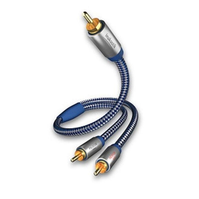 Сабвуферный кабель Inakustik Premium Y-Subwoofer Cable Y-Sub RCA-2RCA 2.0m #0040802