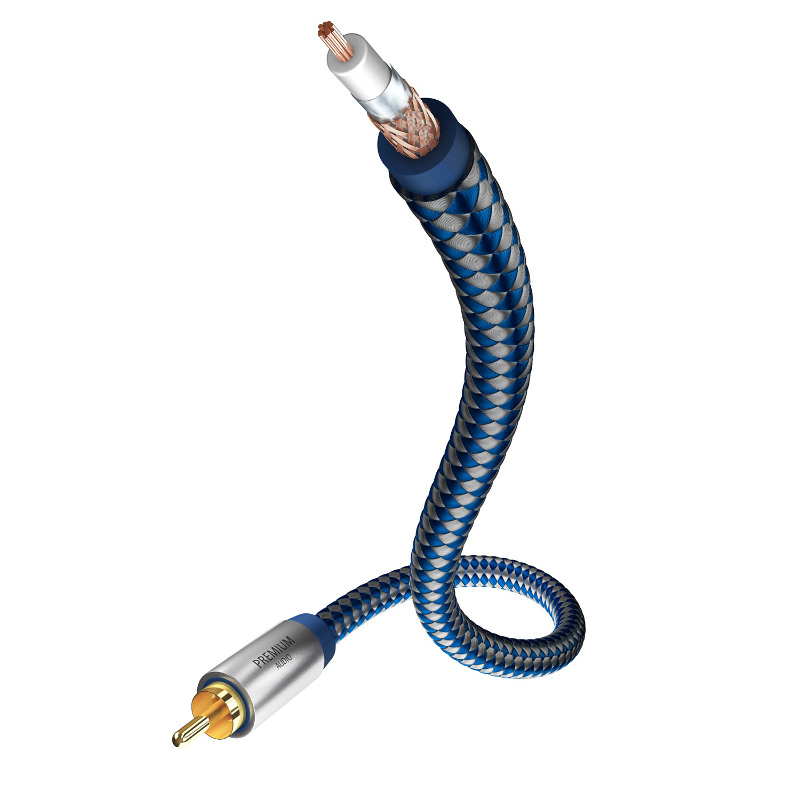 Сабвуферный кабель Inakustik Premium Mono Sub Cable 2.0m #00408021
