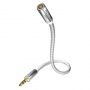 Удлинитель Inakustik Premium Extension Audio Cable 2.0m 3.5мм jack<>3.5мм jack(F)+6,3 jack ada