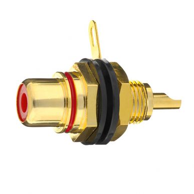 Разъём Inakustik Premium RCA-Panel Jack red 1 pc 0090801002