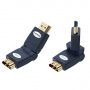 Разъем In-Akustik Premium Compact HDMI angle 90 adapter Male <-> Female (0090201002)