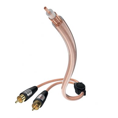 Сабвуферный кабель Inakustik Star Audio Cable Y-Sub RCA-2RCA 7.5m 00308275