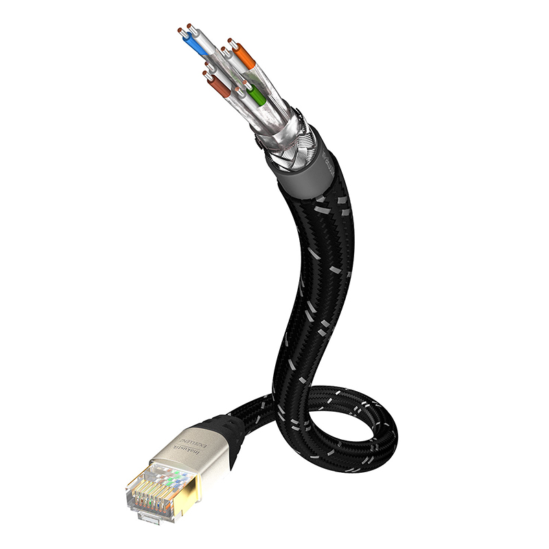 Патч-корд In-Akustik Exzellenz CAT6 Ethernet Cable 5.0m SF-UTP AWG 24 #00671105