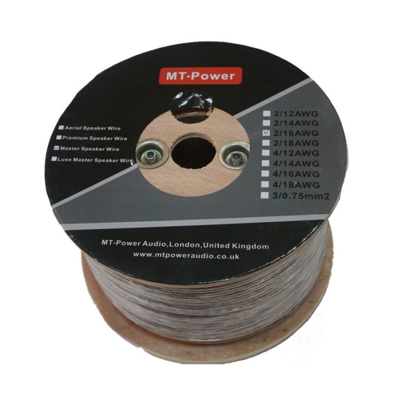 Акустический кабель MT-Power Luxe Master Speaker Wire 2х1,5 кв.мм. transparent