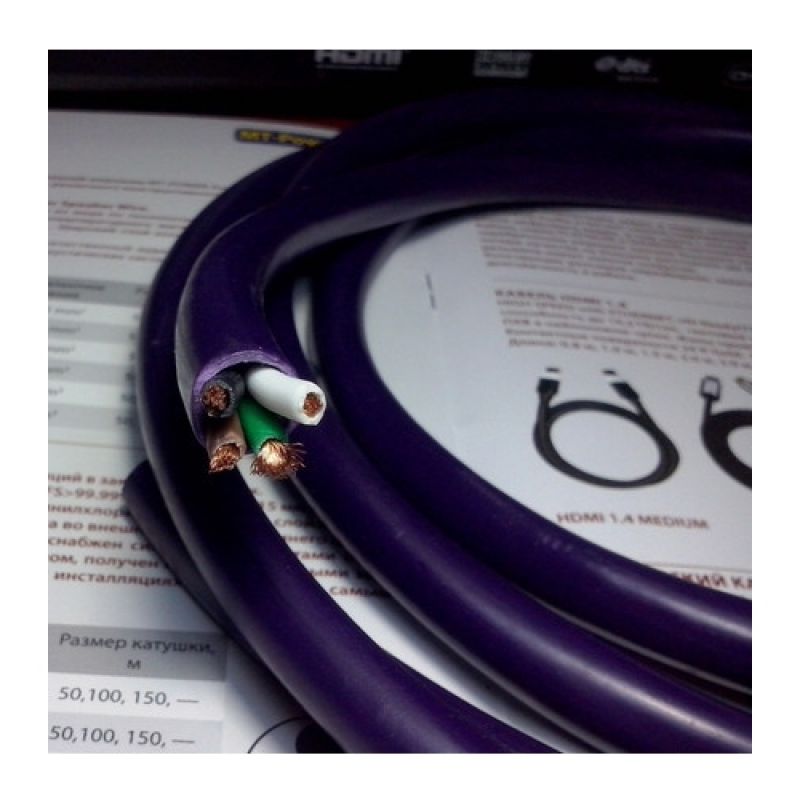 Акустический кабель MT-Power Premium Speaker Wire 4/14 AWG экв. (сеч. 4 х 2.5 мм2 (медь)