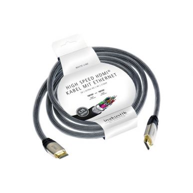 Кабель HDMI Inakustik White Line 1.75m