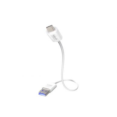 Кабель USB 3.0 Inakustik 010423075 White Line SuperSpeed 0.75m