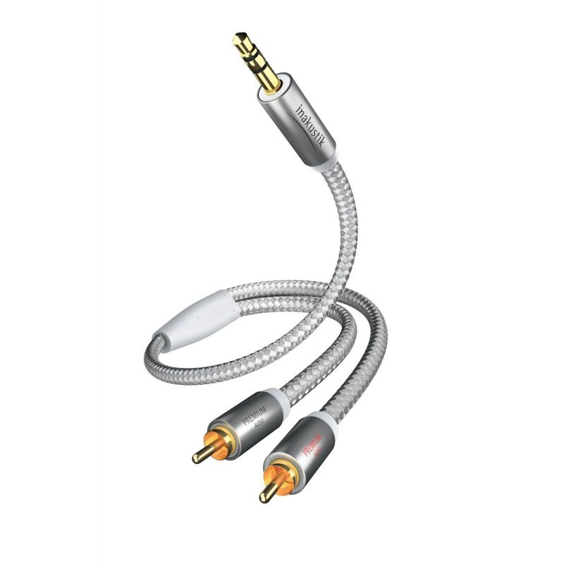 Межблочный аудио кабель Inakustik Premium MP3 3.5 мм <> 2RCA 3.0m 00410003