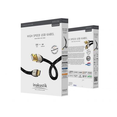 Кабель Micro USB Inakustik 006701005 Exzellenz High Speed USB 2.0 0.5m