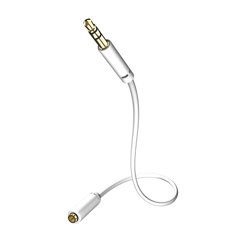 Inakustik Star MP3 Audio Cable (M-F) 1.5m 3.5mm plug (m)<>3.5 plug (F) #003105015