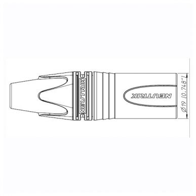 Разъем XLR Neutrik NC5MXX